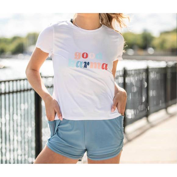 NEW DM MERCHANDISING optimist tee in white - Picture 2 of 3